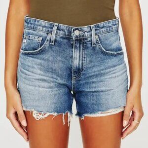AG Adriano Goldschmied The Hailey Cutoff Shorts Denim Jeans 17 Years Lagoon 29